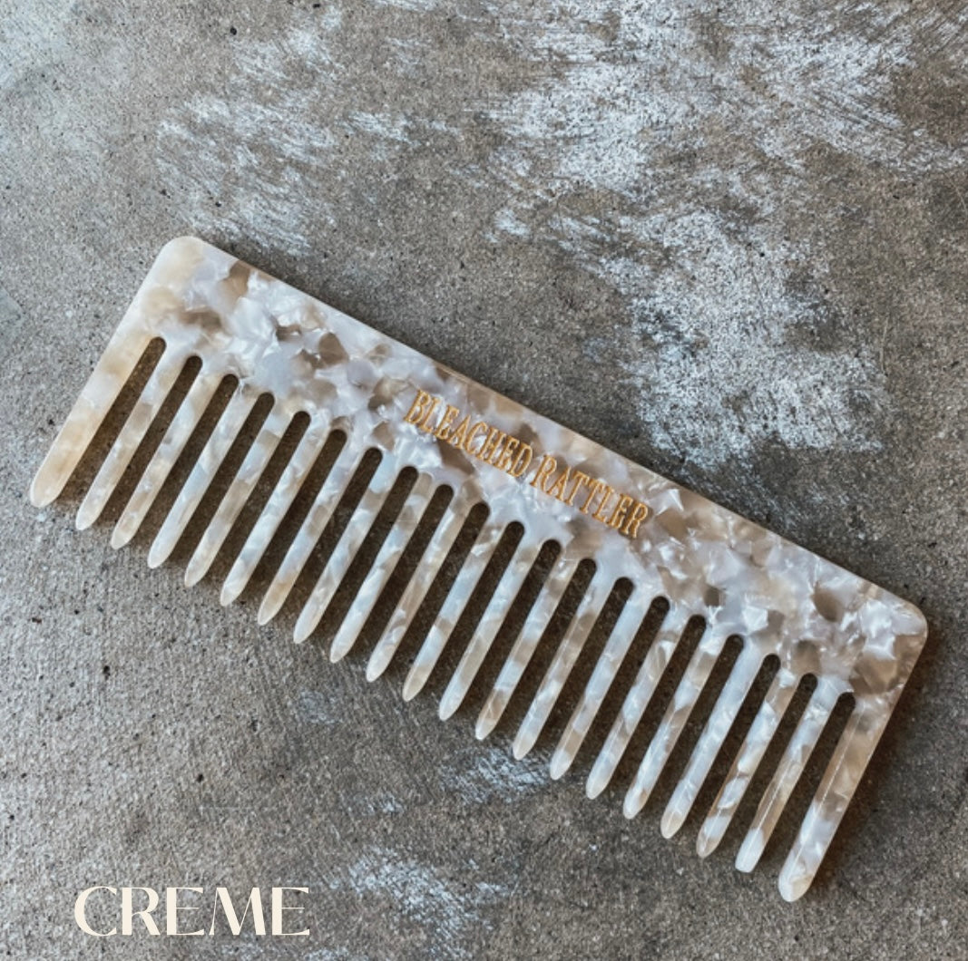 Bleached Rattler Styling Comb